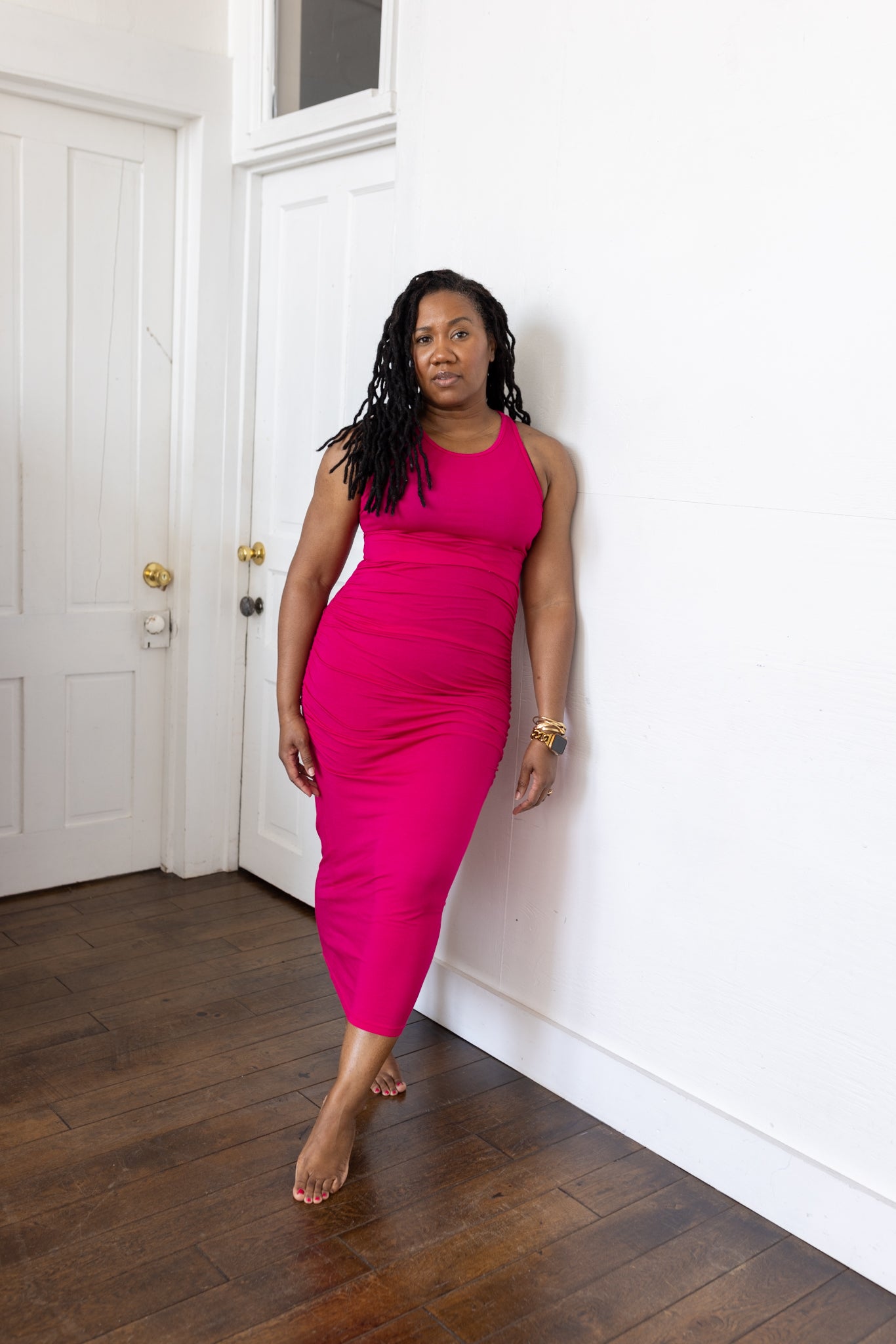 Whitney Racer Back Tank Dress - Rhapsody