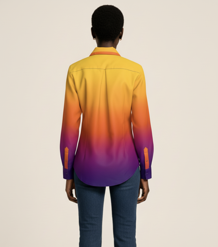 Cora Blouse - Sunburst (Printed to Order)