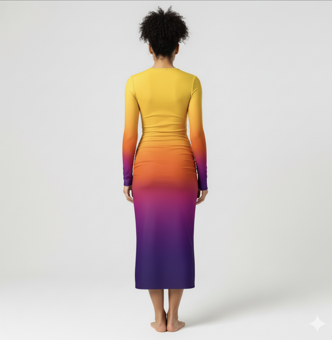 Long Sleeve Whitney - Sunburst (Printed to Order)