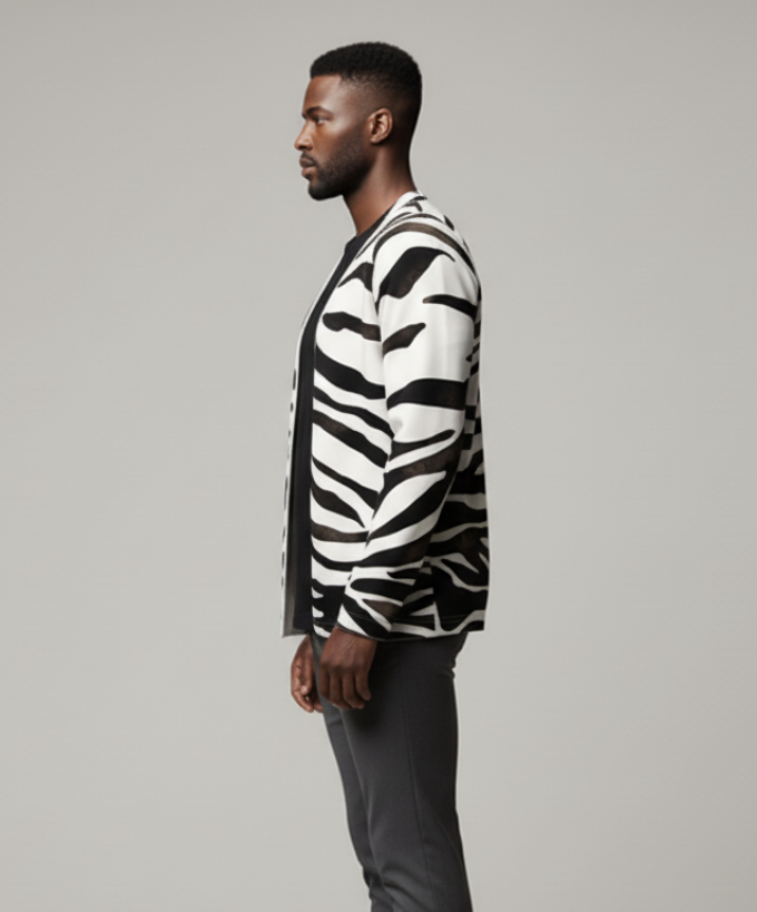 Stacey Cardigan - Kwato (Printed to Order)