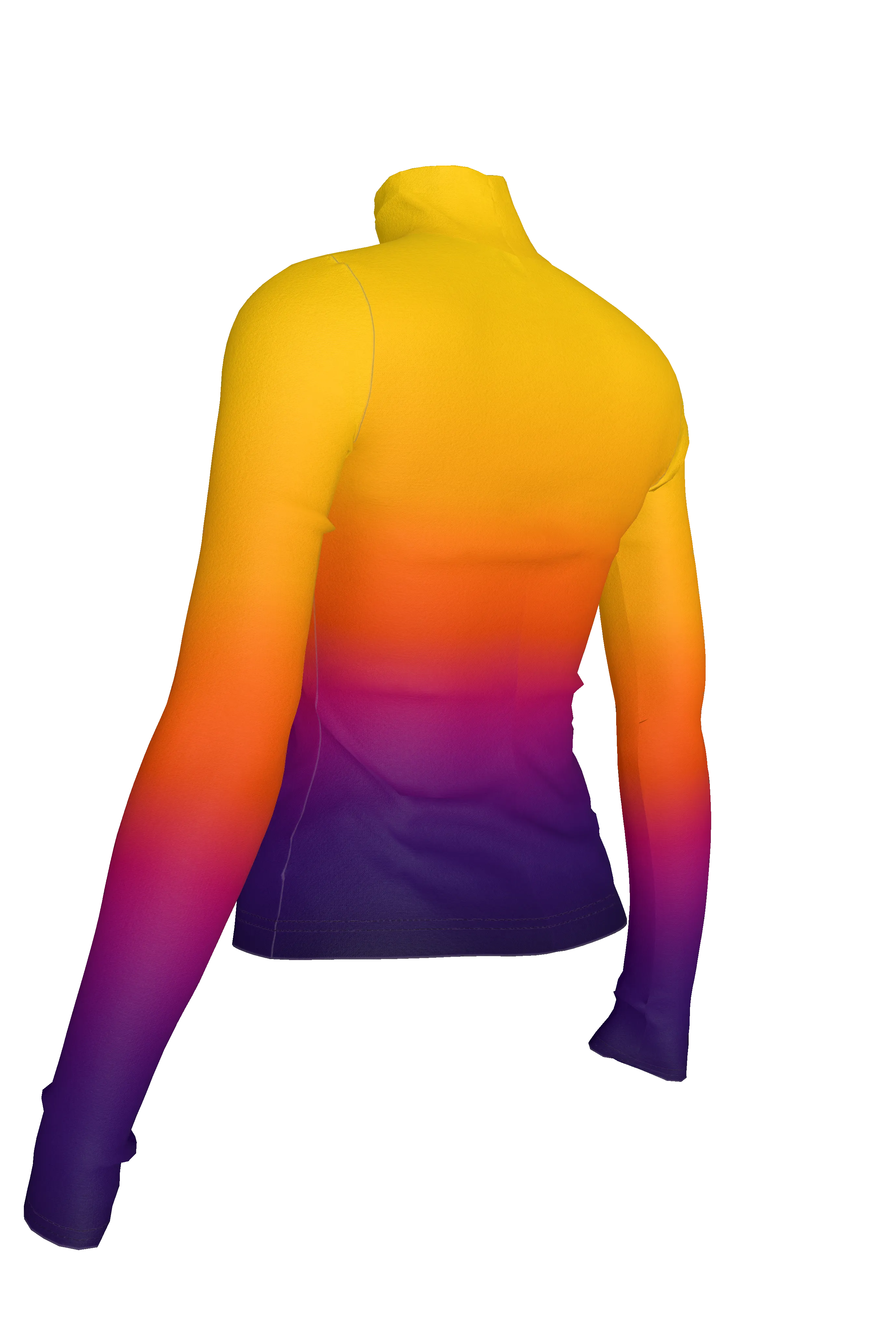 Naomi Turtleneck - Sunburst (Printed to Order)