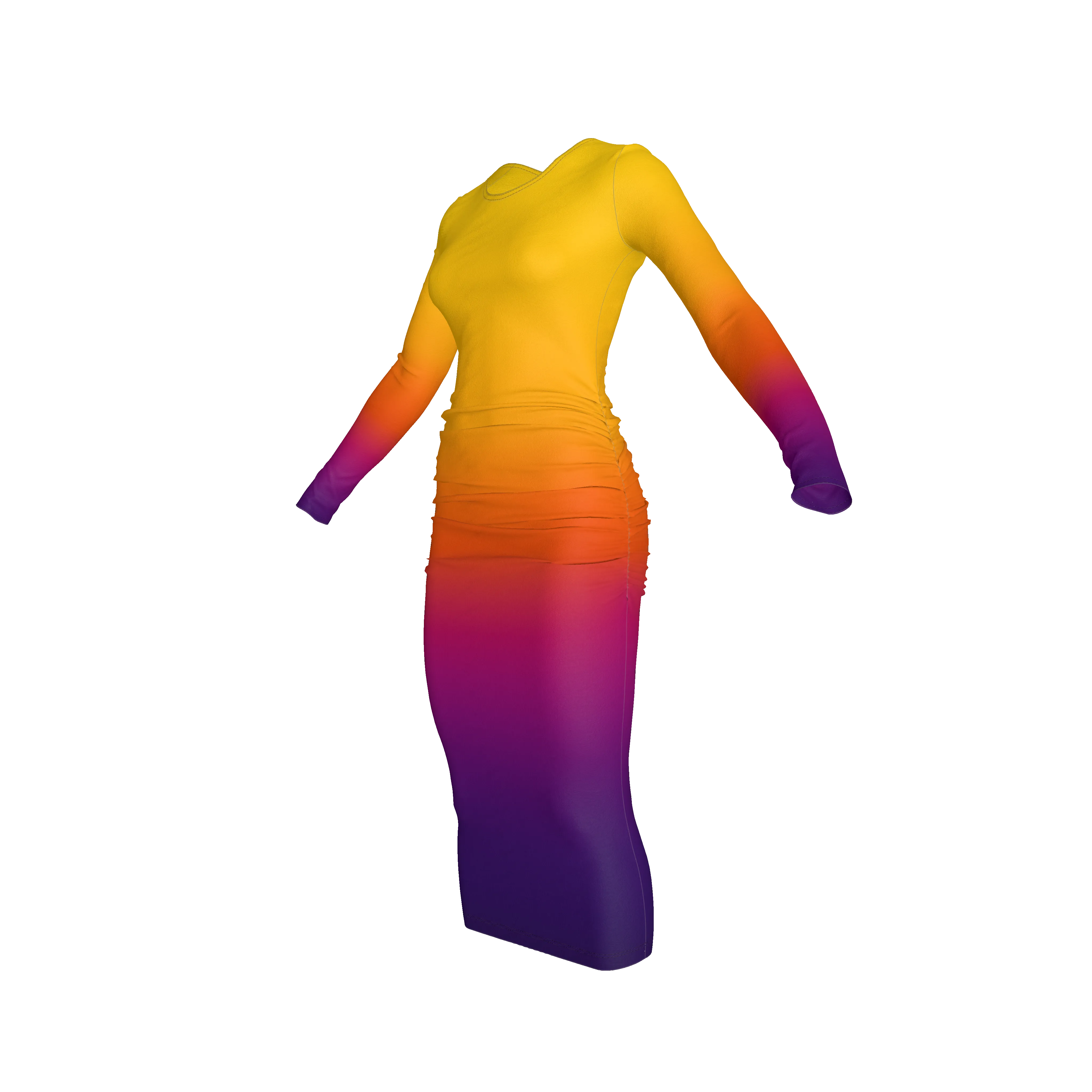 Long Sleeve Whitney - Sunburst (Printed to Order)