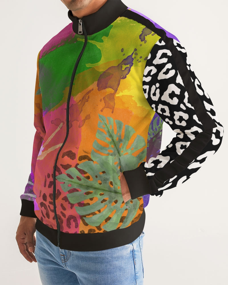 Mystic Stripe-Sleeve Track Jacket