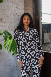 Cora Blouse, Silk - Doa (Printed to Order)