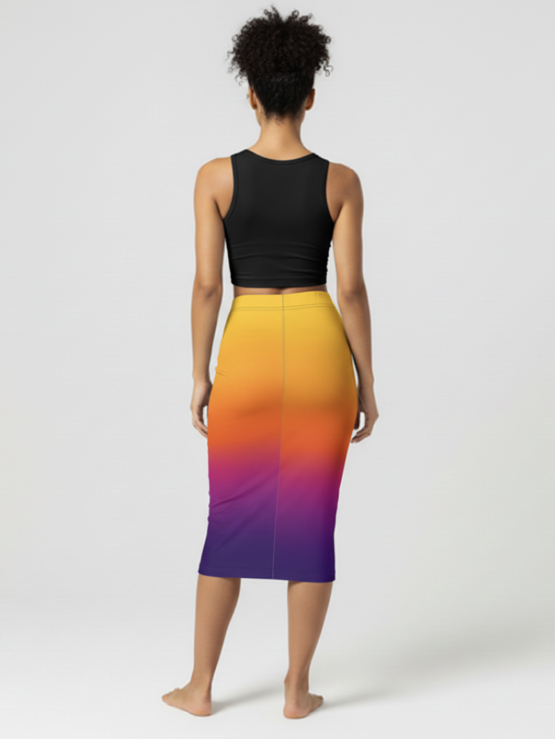 Lucy Skirt - Sunburst (Printed to Order)