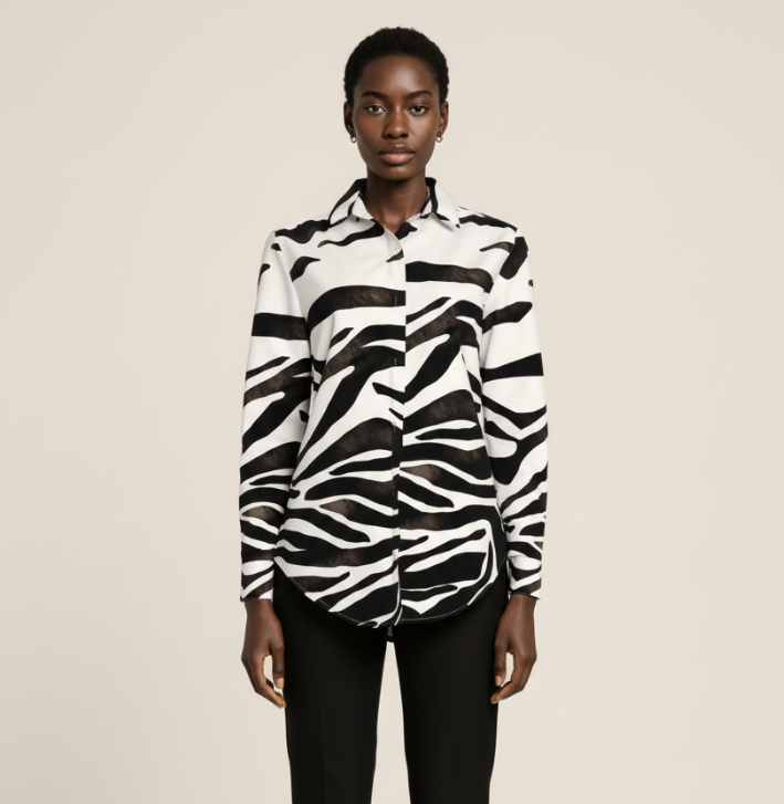 Cora Blouse - Kwato (Printed to Order)