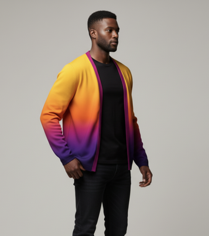 Stacey Cardigan - Sunburst (Printed to Order)