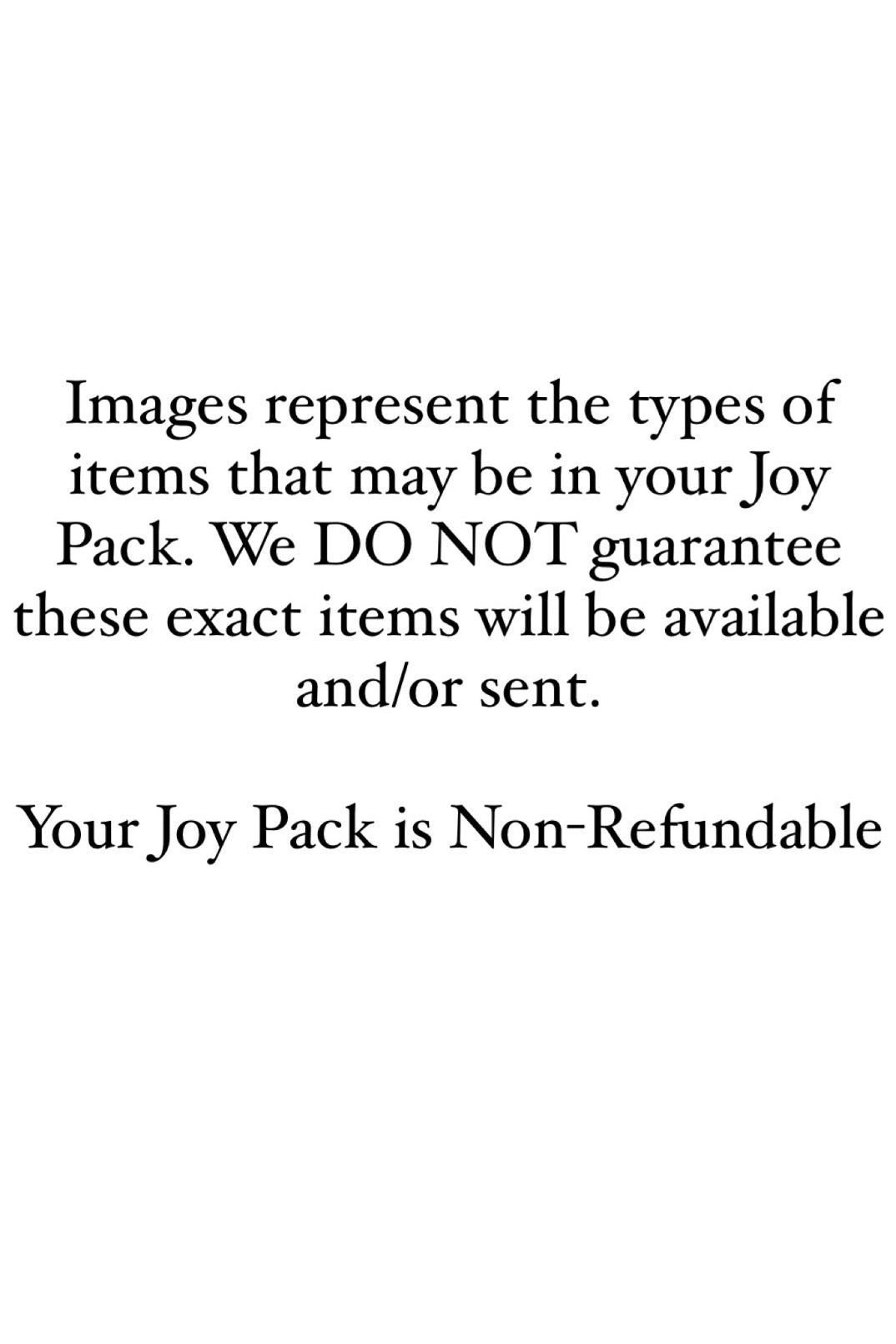 Surprise Joy Pack: 3 Pieces - TOPS ONLY