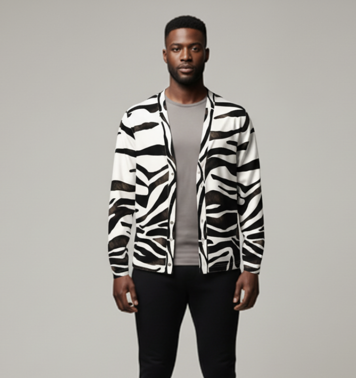 Stacey Cardigan - Kwato (Printed to Order)