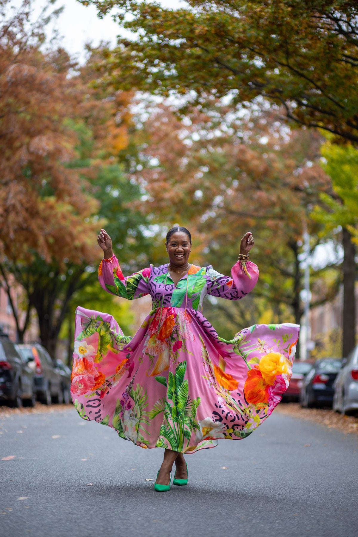 Victoria Dress - Spring Dream (Printed to Order)