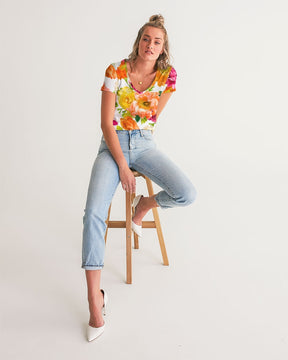 Summer Escape Women's V-Neck Tee