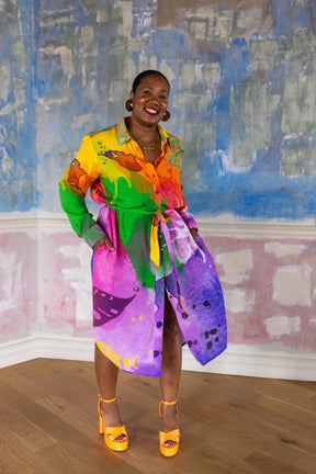 Dani Shirtdress  - Mystic (Printed to Order)