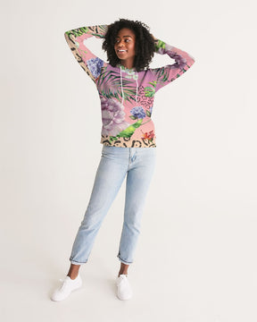 Ombre Floral Women's Hoodie