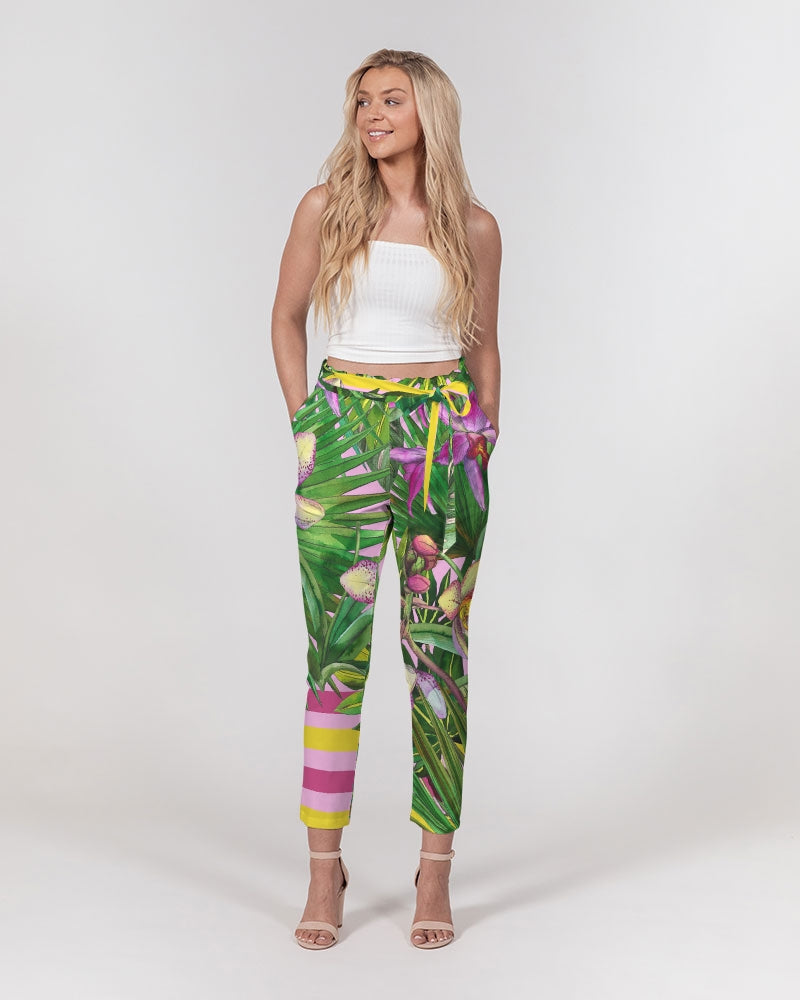 SAMPLE SALE Women's Belted Tapered Pants - FINAL SALE