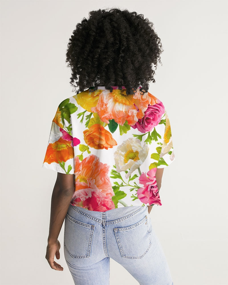 Summer Escape Women's Lounge Cropped Tee